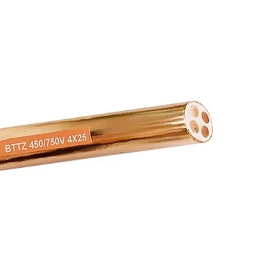 BTTZ Kabel željezničke elektrane Niskonaponski vatrootporni kruti mineralno izolirani bakreni vodič XLPE