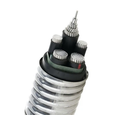 YJLHS 3*300 + 1*150mm² 0,6/1KV vodič od legure aluminija rijetke zemlje XLPE međusobno zaključani goli oklopni kabel za napajanje
