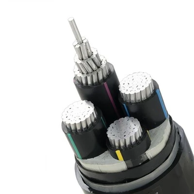 YJLHV22 4 Jezgra 240 mm² Aluminijska jezgra XLPE čelična traka Oklopljeni PVC omotač Power Industrial